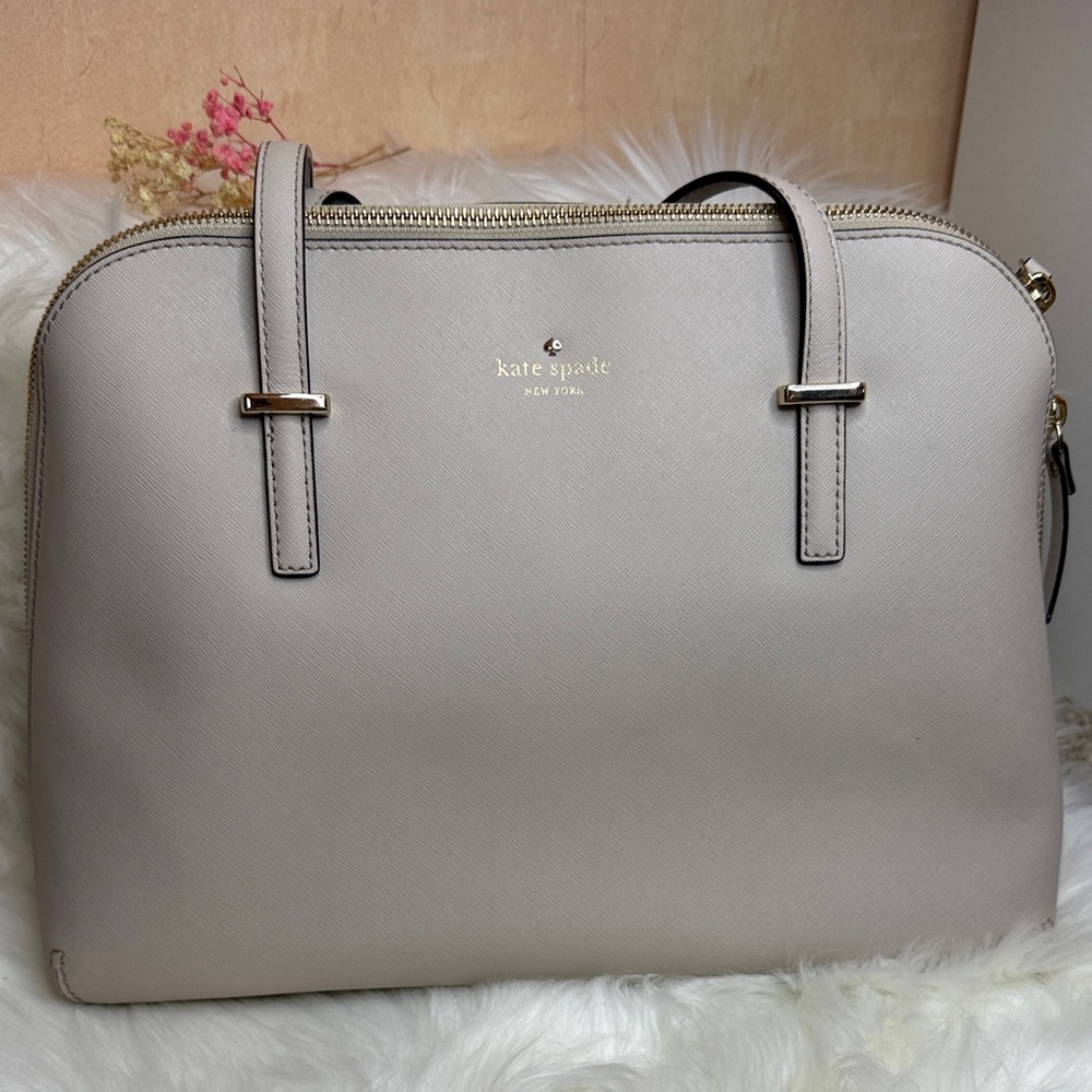 Kate Spade Light Gray Satchel
